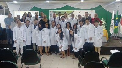 Primeira turma de Medicina do Instituto de Saúde e Biotecnologia de Coari (ISB). Estudantes ingressaram via Processo Seletivo do Interior (PSI)